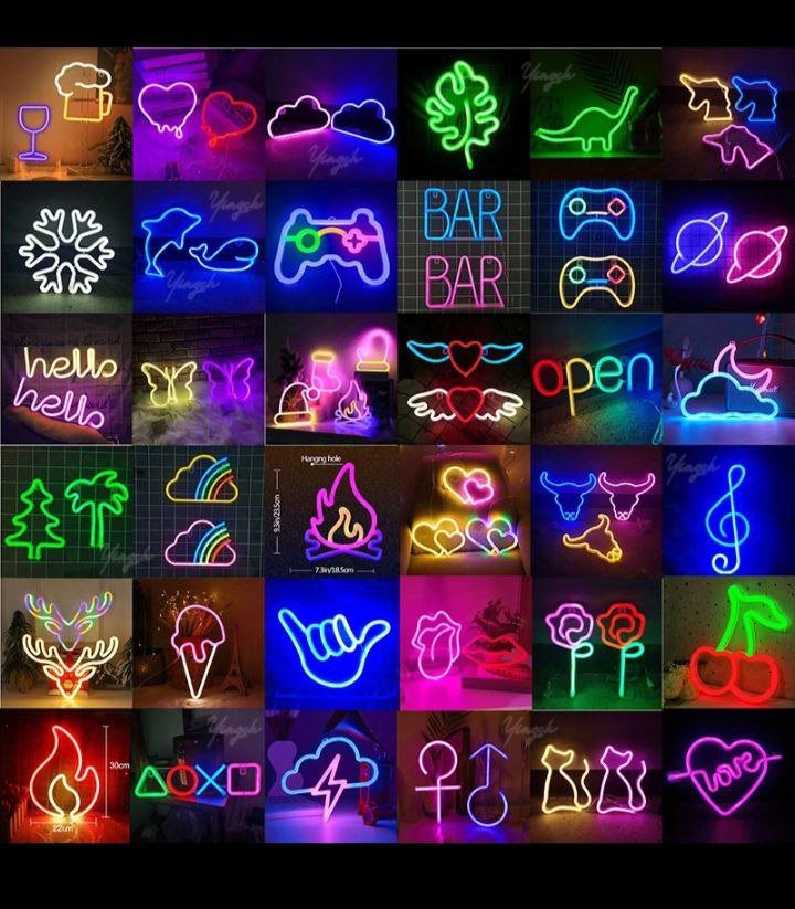 Cárteles neón Flex de 2ª generación